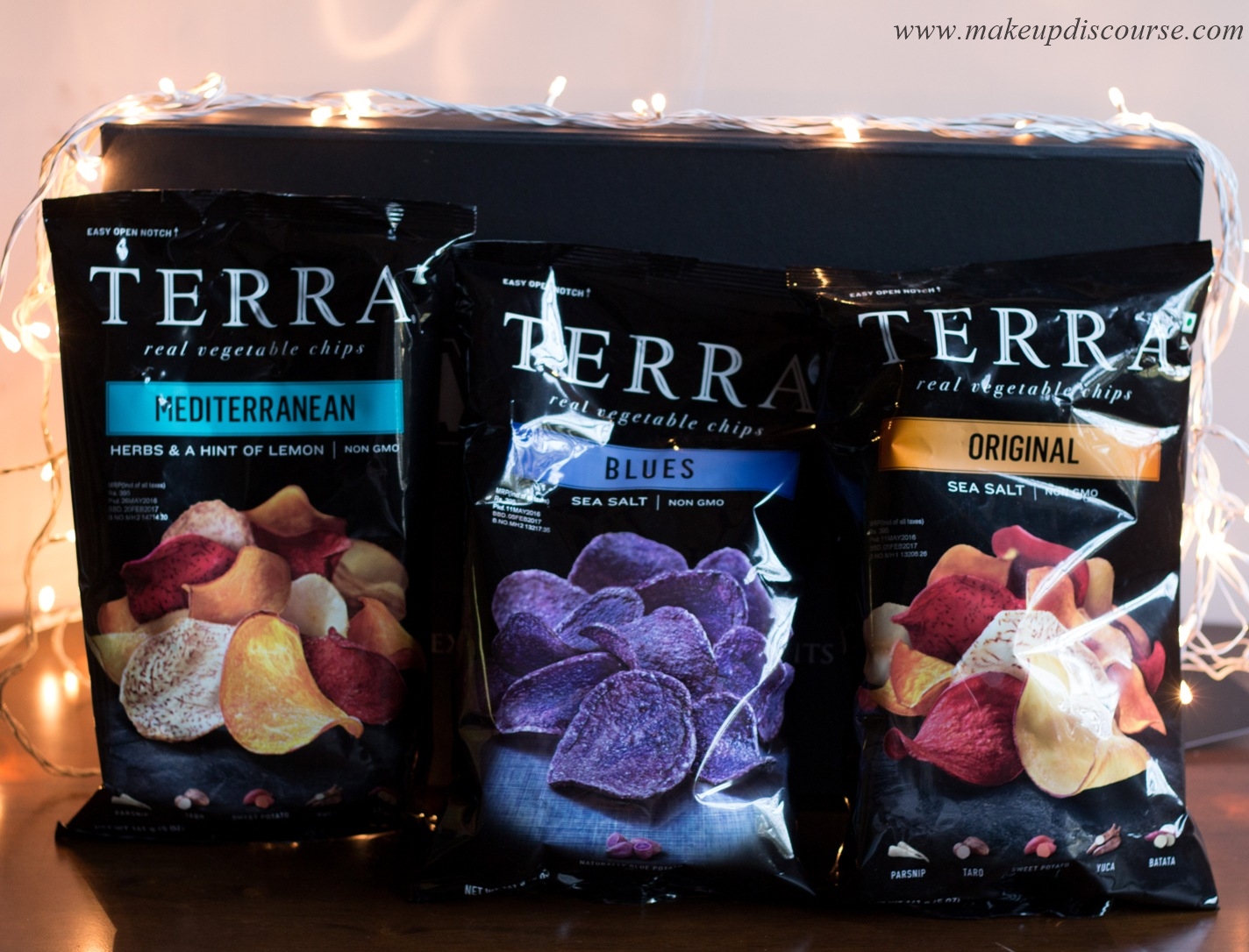 Vegan Chips Terra Real Vegetable chips in Original, Blues and