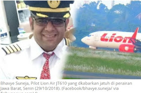 Anak Cita Cita Jadi Pilot ? Viral Gaji Pilot Lion Air JT610 Hanya Rp 3,7 Juta Berapa Sebenarnya?
