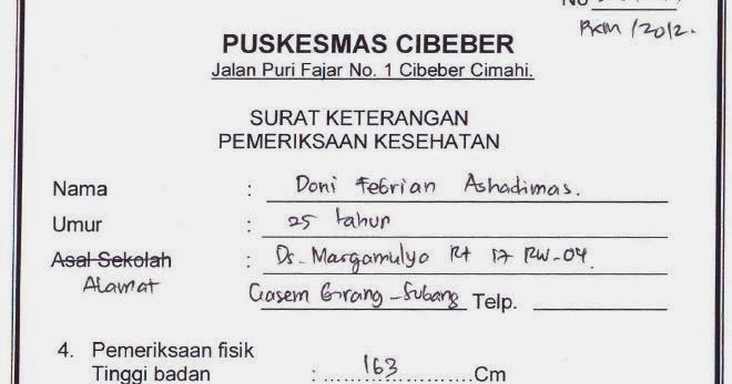 Myke Top Ten Surat Keterangan Dokter Kosong Semarang
