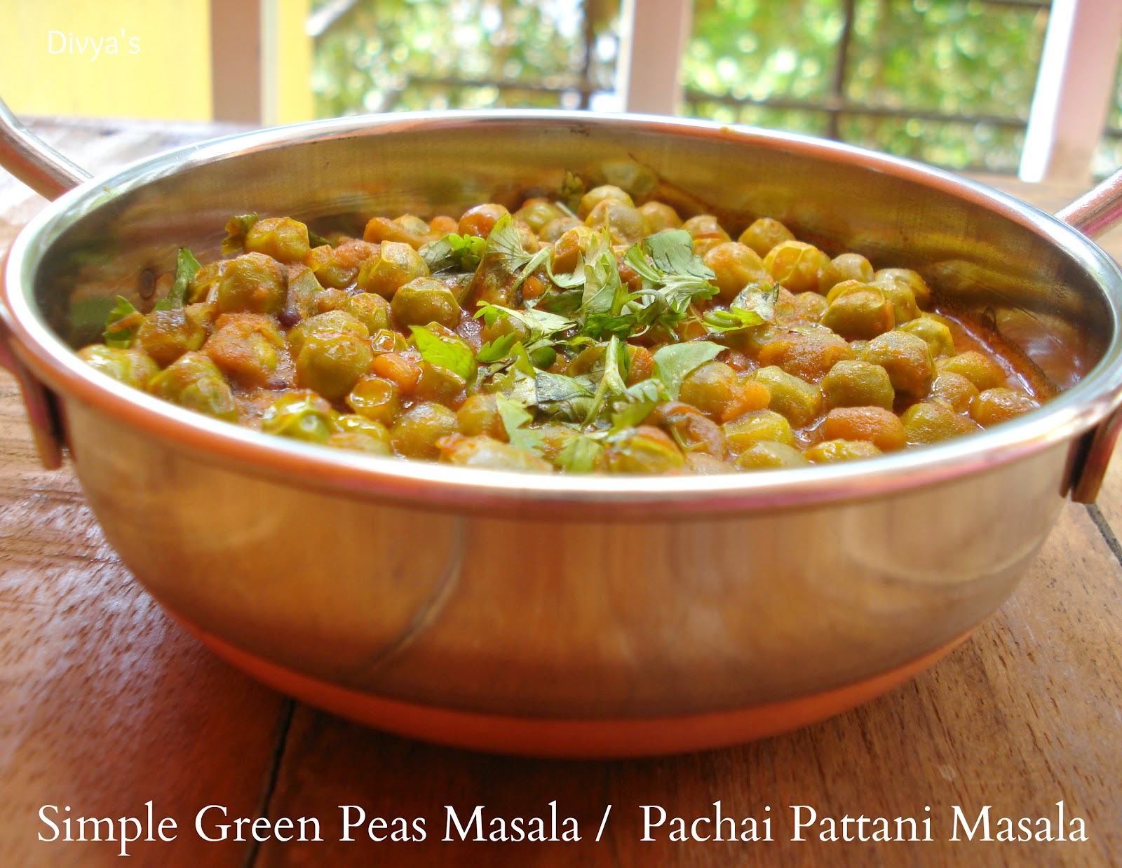 Simple Green Peas Masala / Pachai Pattani Masala / Matar Masala You