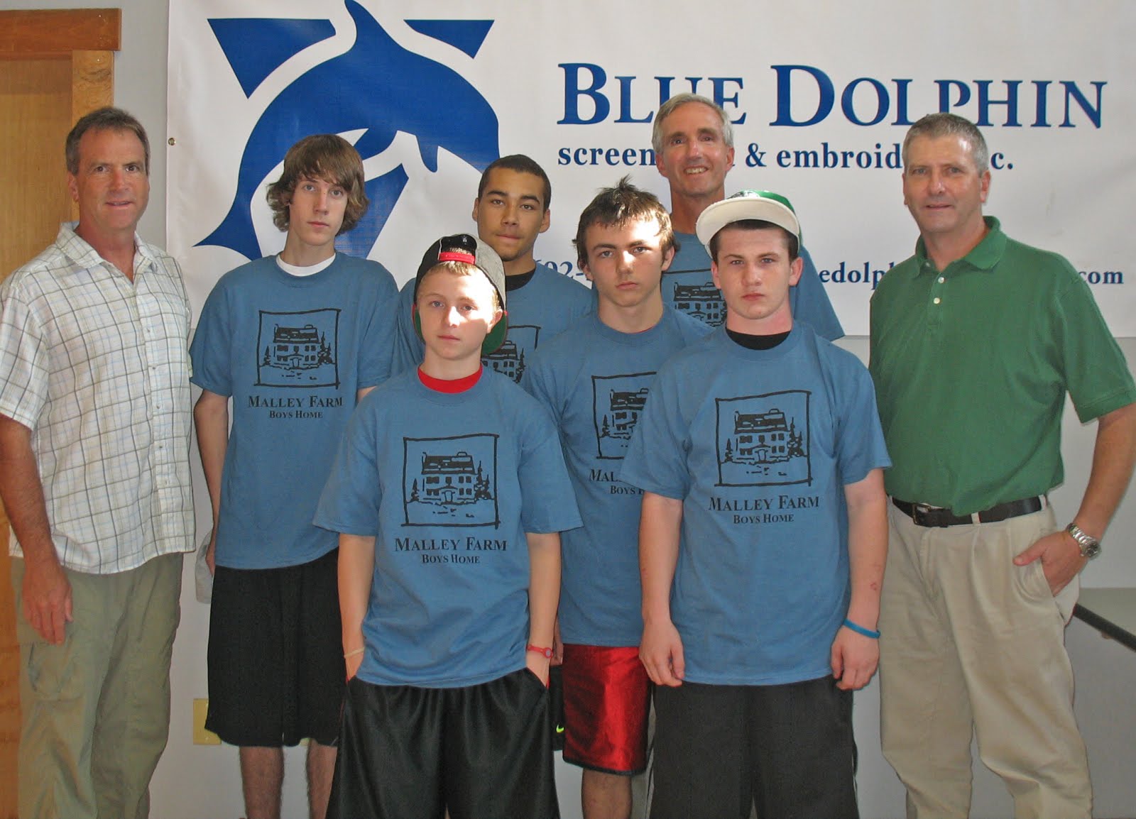 Greater Dover Chamber of Commerce Blue Dolphin Screenprint and