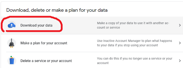 3. Download your data