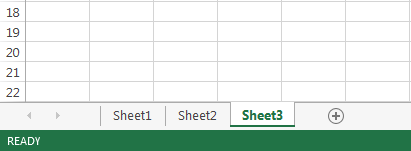 Membuat Worksheet Baru di Excel