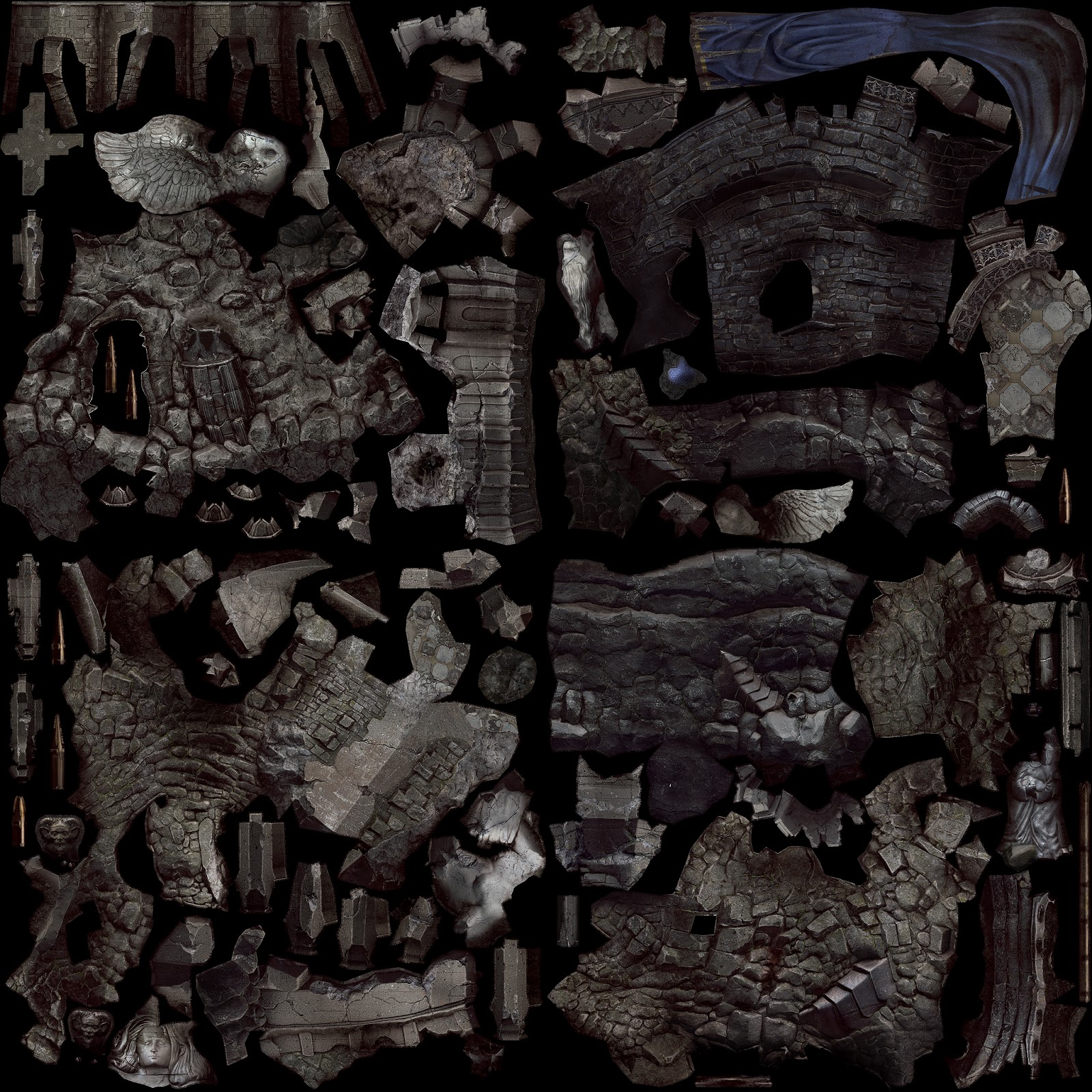 Jose Grandal Portfolio Castlevania Lords of shadow 2. Golem