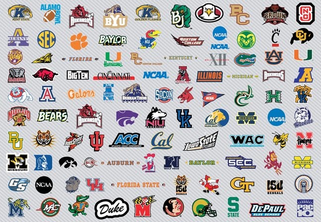 Free Vector NCAA Basketball Logos Graphics