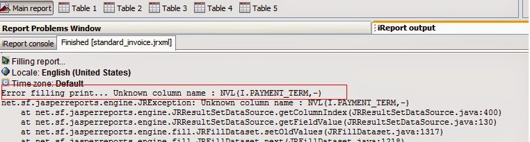 Error filling print... Unknown column name in Jasper ireport
