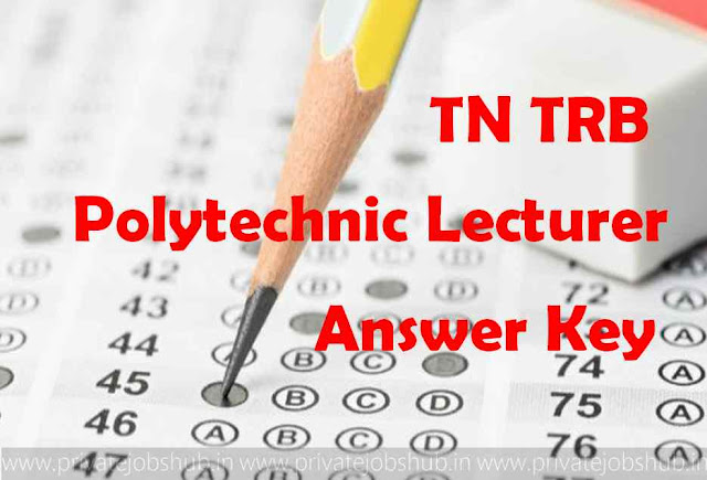 TN TRB Answer Key TN TRB Answer Key