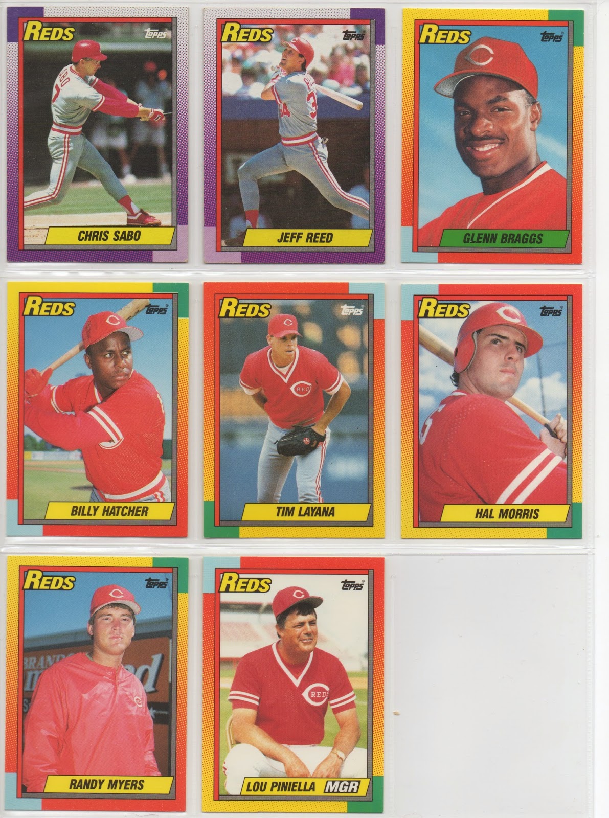 Chris Sabo #737 Topps 1990 Baseball Card (Cincinnati Reds) VG