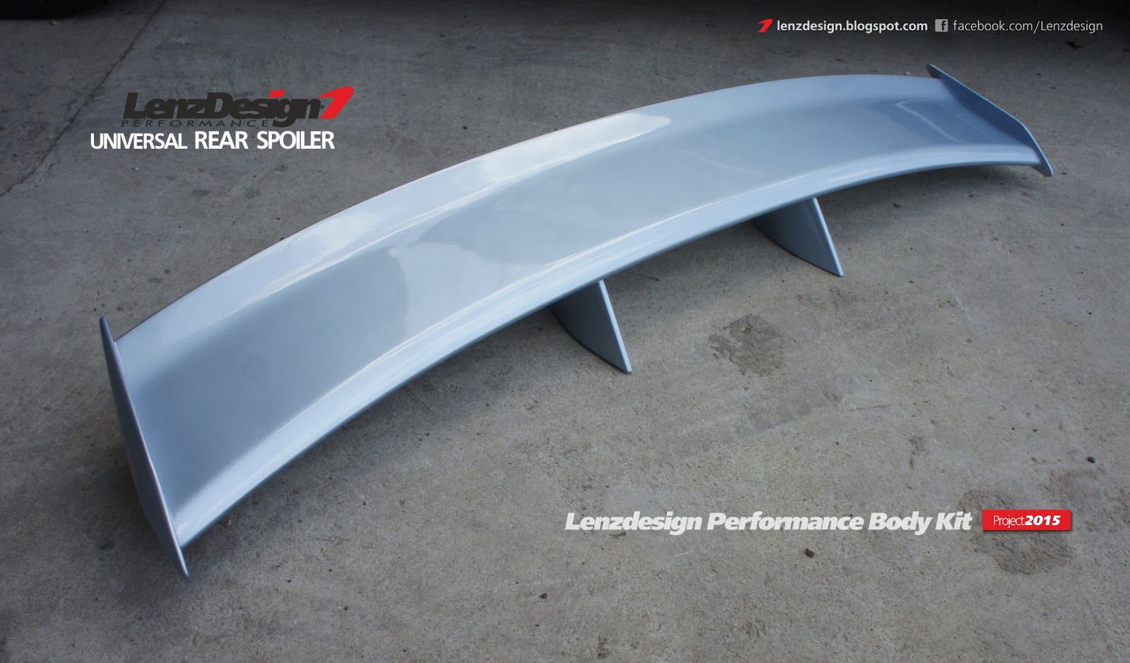 Universal Rear Spoiler / Wing Lenzdesign Bodykits
