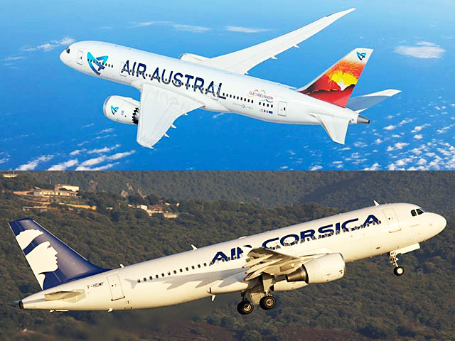 Air Austral et Air Corsica signent un accord interligne