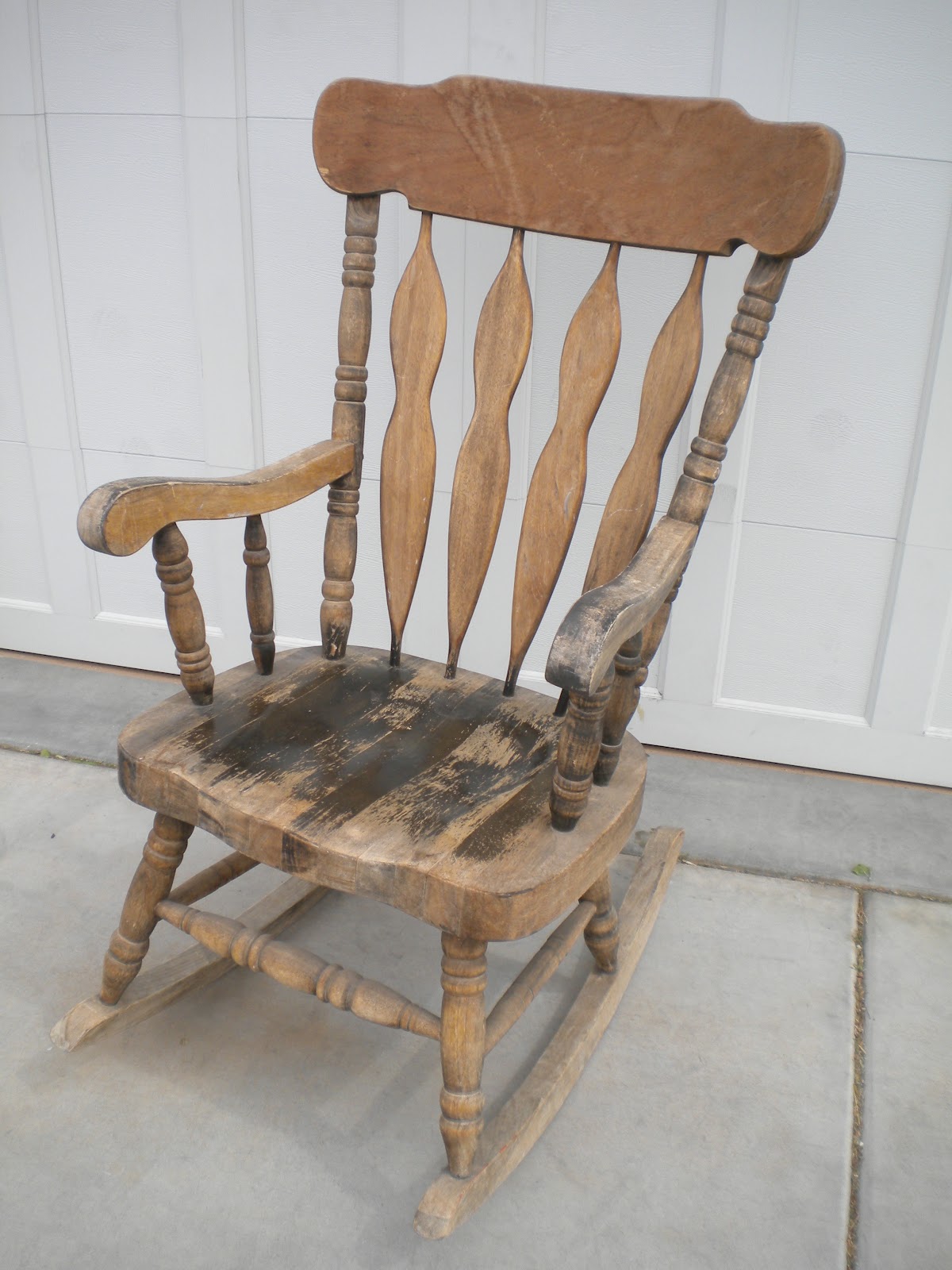 Juniper's Loft: chunky rocking chair...**SOLD**