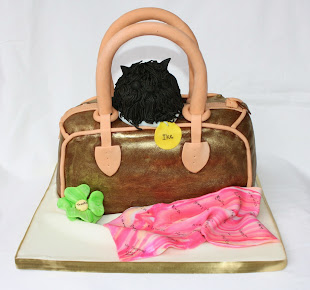 Handbag, Scarf & Pet Cake
