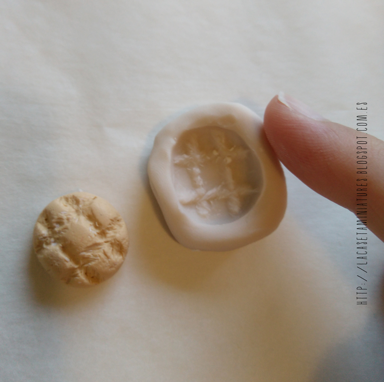 Lacaseta miniatures Tutorial Mold Maker de Sculpey