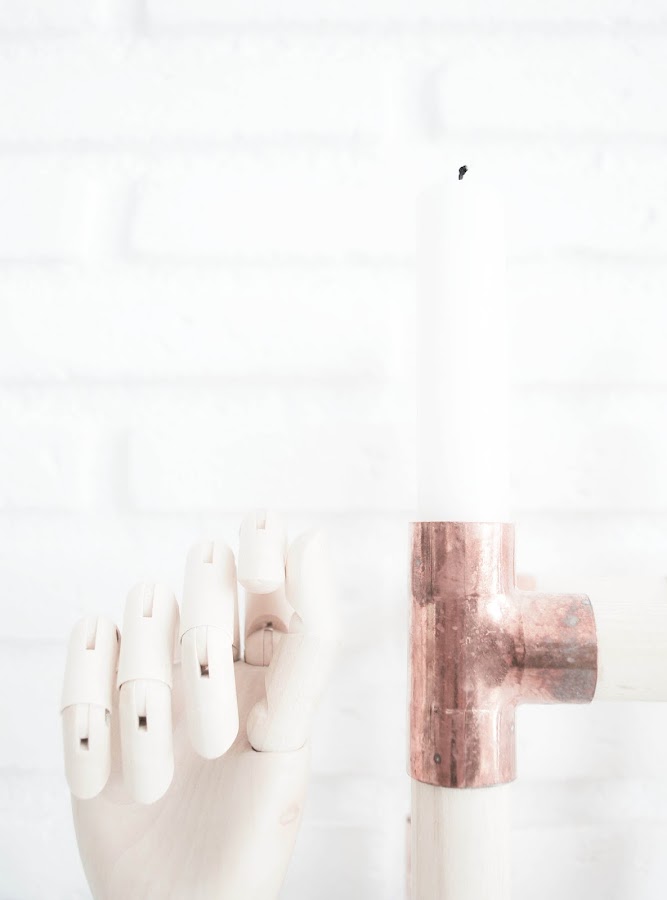 #DIY #copper #cobre #handmade #wood #madera vía mylittlebrunch.com