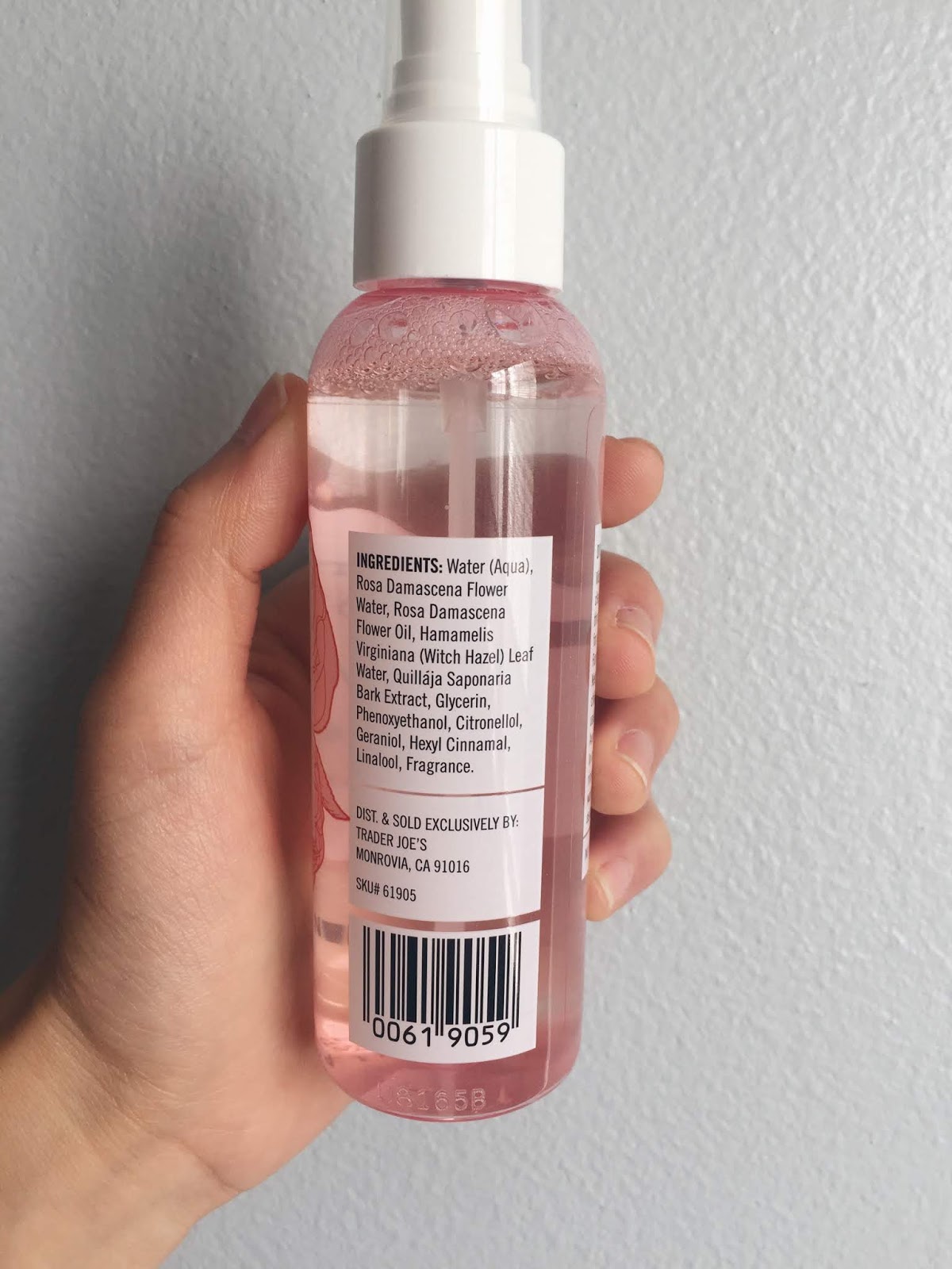 Trader Joe's Rose Water Facial Toner