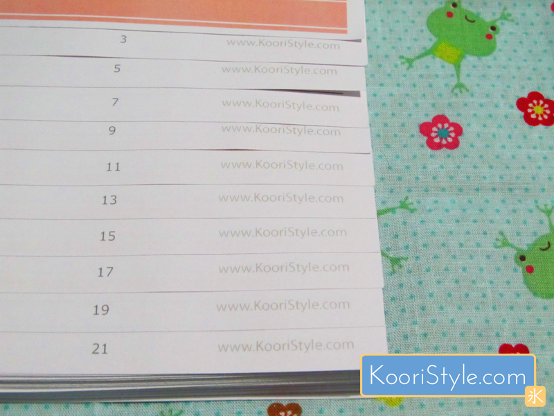 Weekly and Monthly Blog Planner Printable PDF at KooriStyle.com Cute Kawaii Koori Style KooriStyle Weekly Monthly Blog Planner Agenda Organization Printable PDF Blogging
