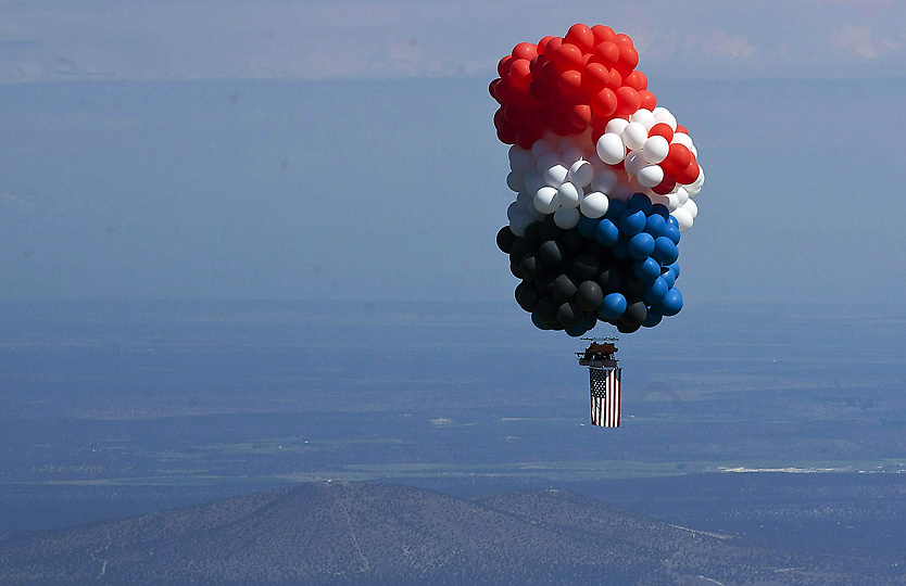 Pix Grove Lawn Chair Balloon Flight