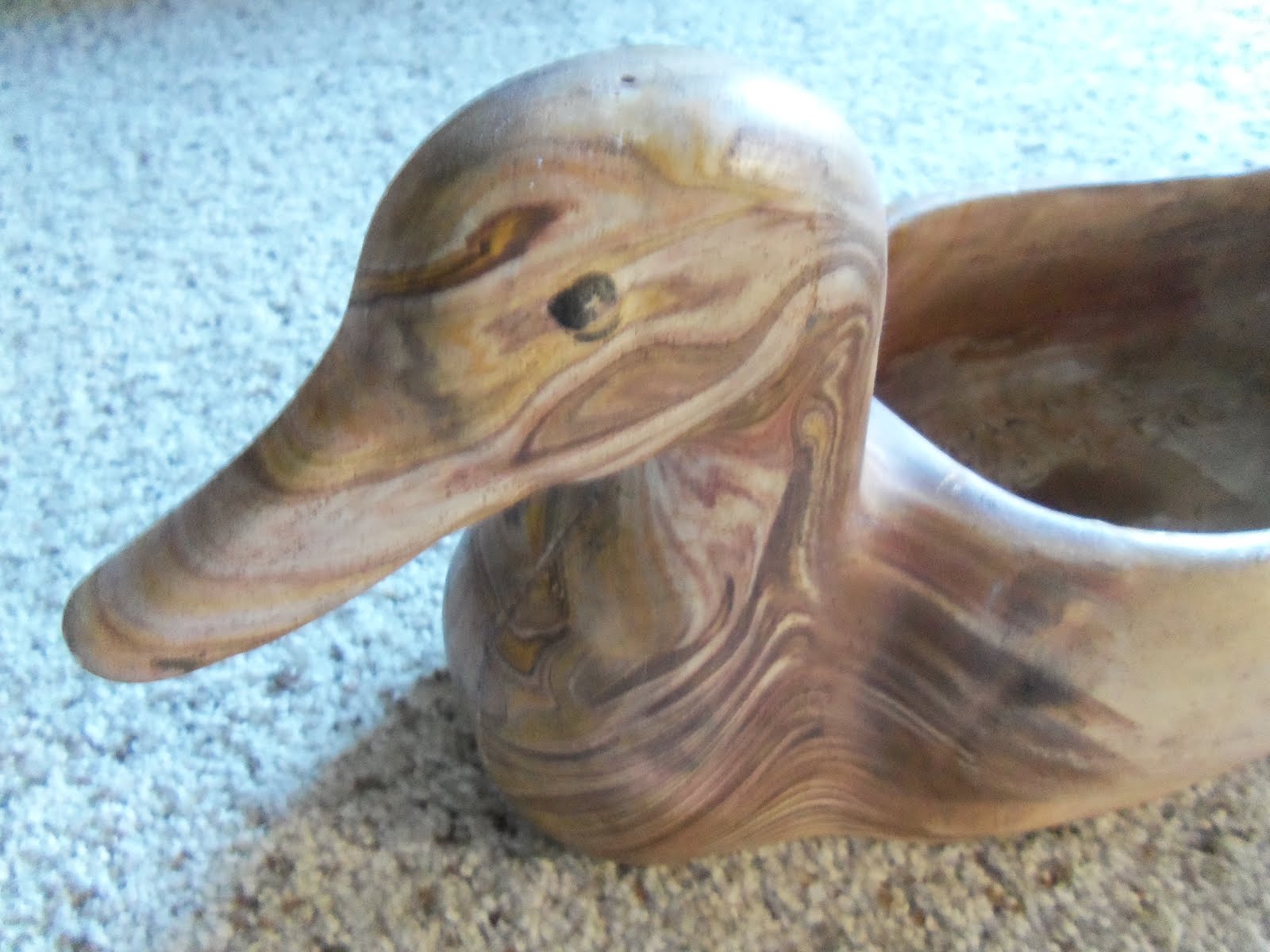 Rusty Pot Antiques Comanche Pottery Duck Decoy Planter
