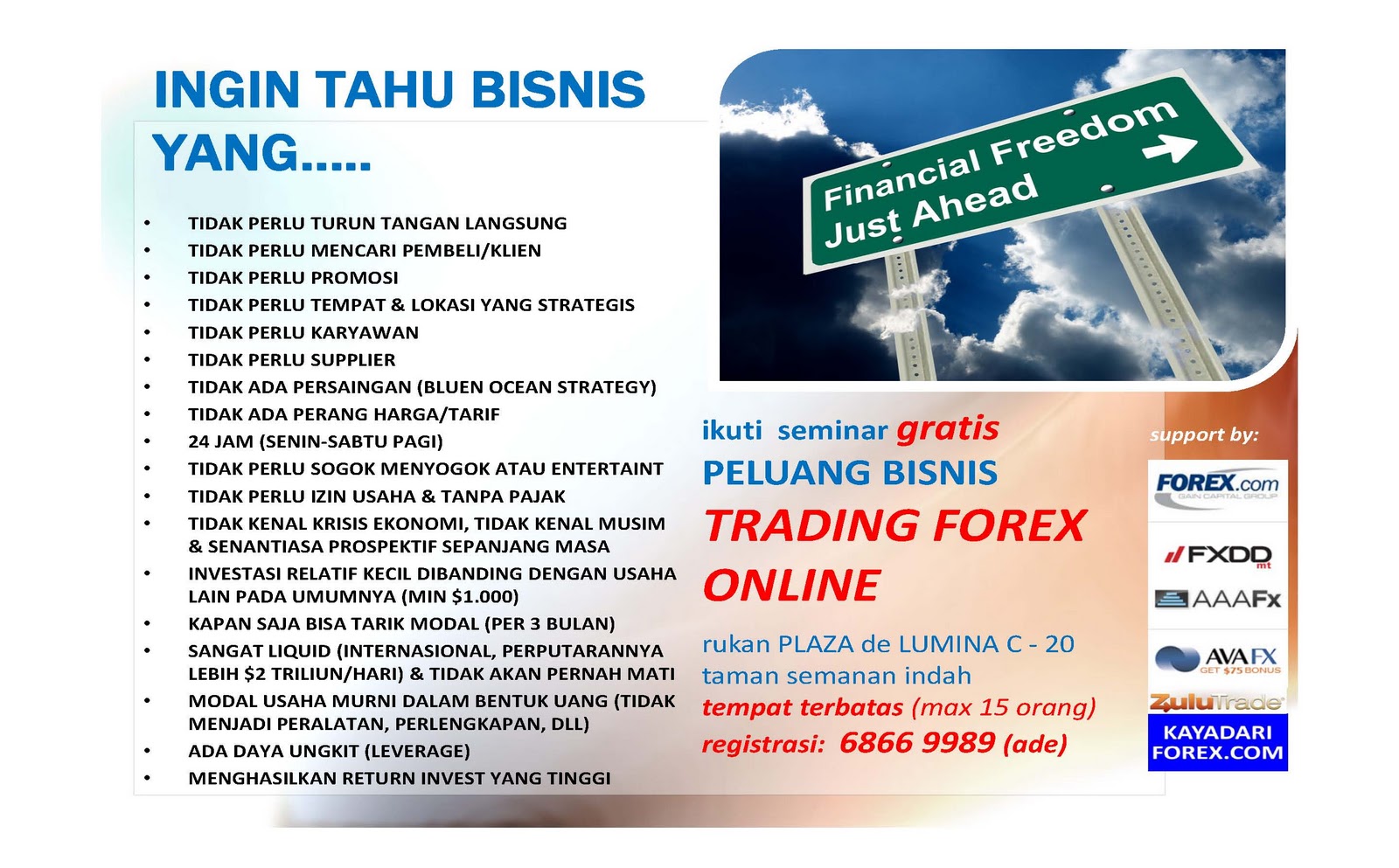 Broker forex yang memberikan modal gratis 2020