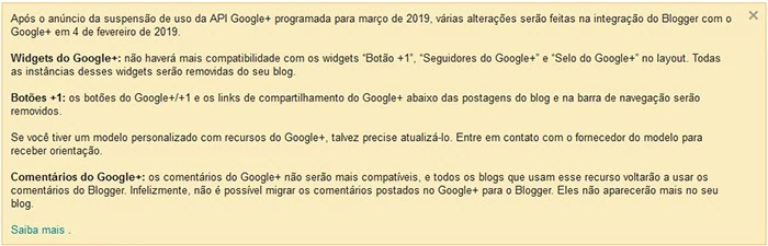 Google + acabou! Google + fecha!