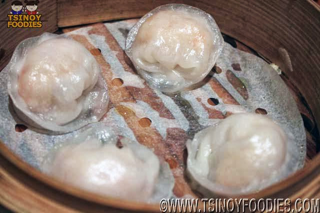 steamed hakaw shrimp dumplings