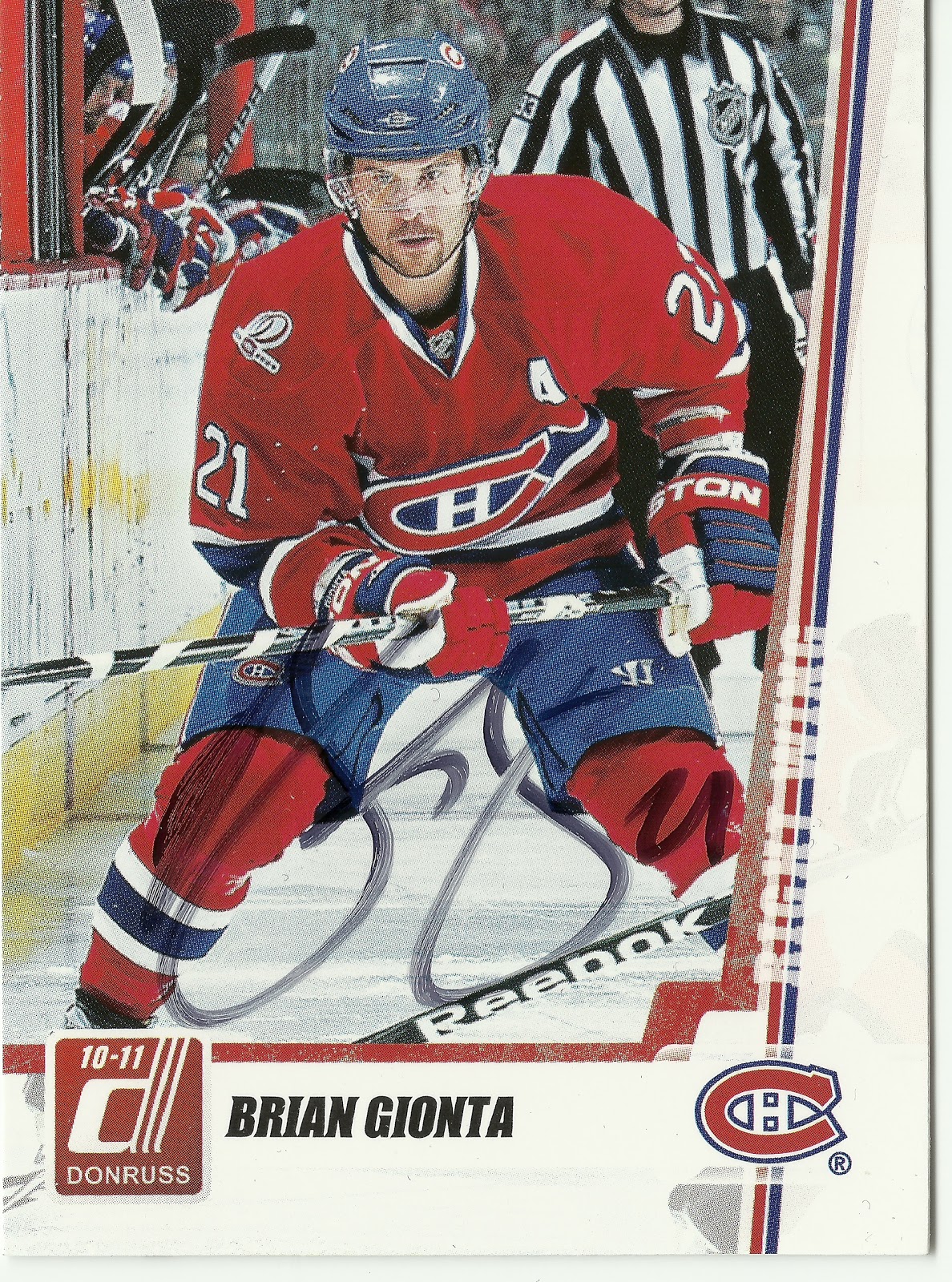 Michael's Hockey TTM: Brian Gionta