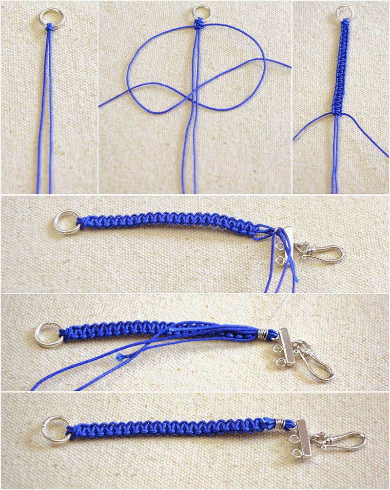 Accesorios de Moda Tutoriales de trenzar pulsera de la amistad