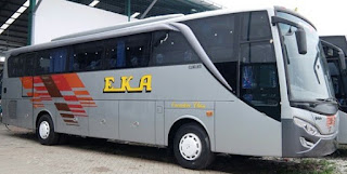 Harga Tiket Bus EKA Cepat Surabaya Jogja, semarang, purwokert, cilacap, purbalingga, solo