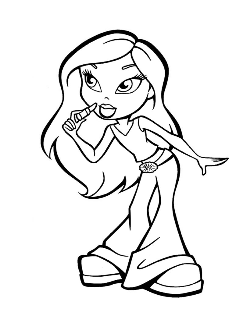 BRATZ COLORING PAGES bratz-coloring-pages