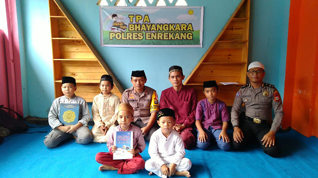 Asah Anak dari Kecil, Kapolres Enrekang Launching TPA Bhyangkara