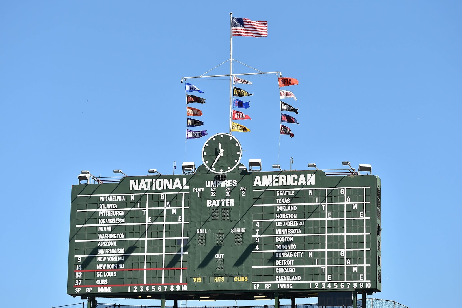JOHN SMITH'S BLOG WRIGLEY FIELD CENTERFIELD FLAGS