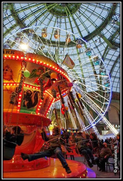 Jours de Fêtes au Grand Palais fete foraine Nef Grand Palais Bercy grande roue chaises volantes auto-tamponneuses