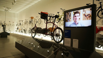 Porterlight Bicycles prototype cargo bike on display at London's Design Museum