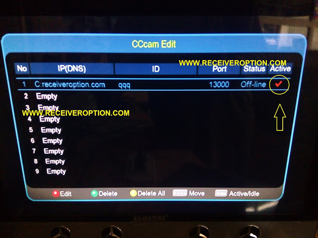 ECHOLINK 9090 HD RECEIVER CCCAM OPTION