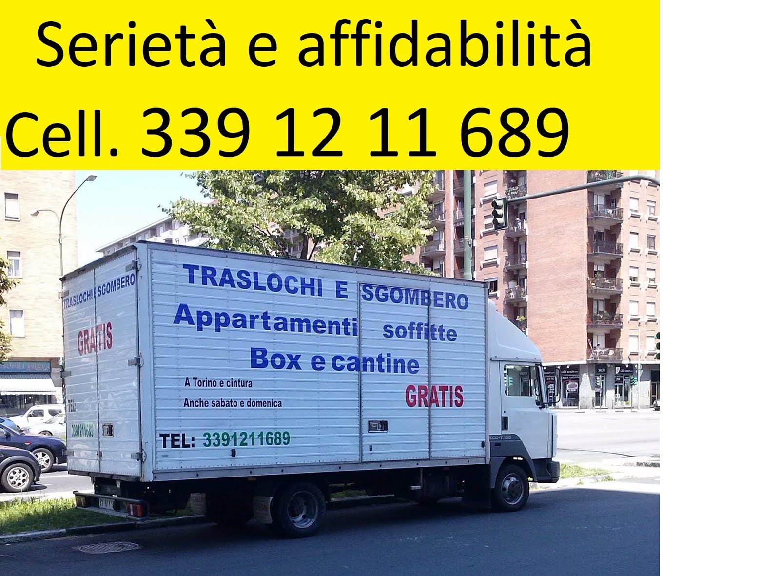 Sgombero Tutto Gratis a Torino cell. 339 12 11 689