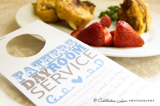 Father's Day Room Service Free Printable Gift Idea