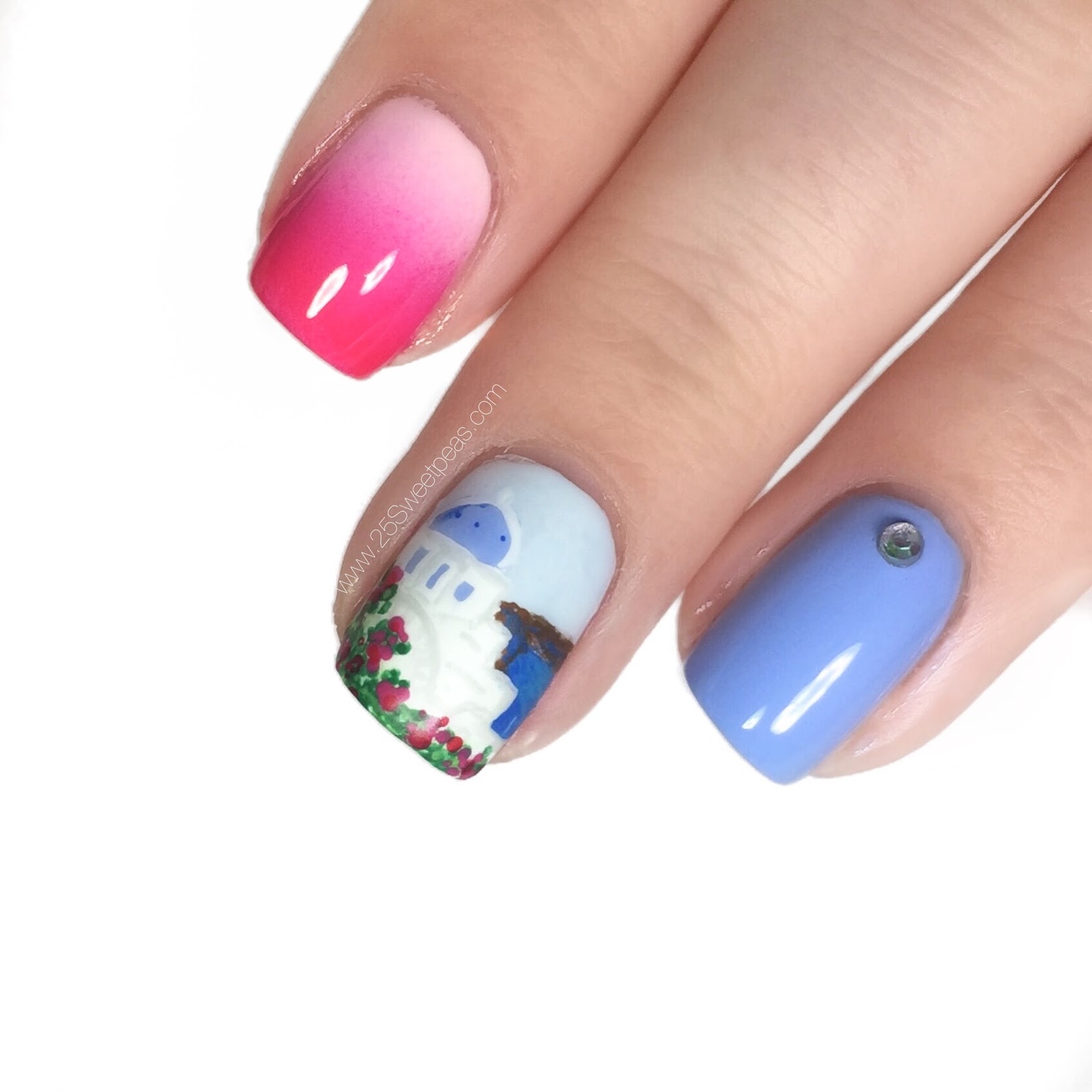 2 Greece Inspired Manis — 25 Sweetpeas
