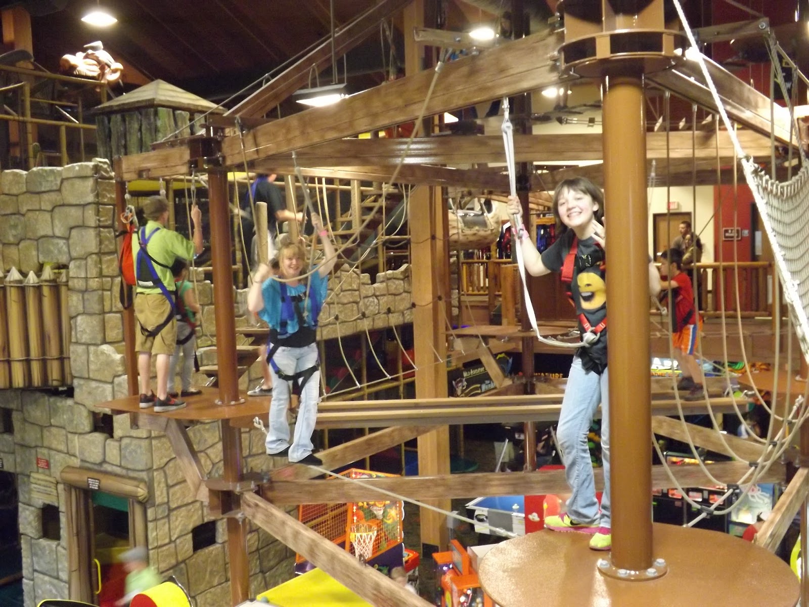 Just My 3 Kids Northern Lights Sky Ropes Course