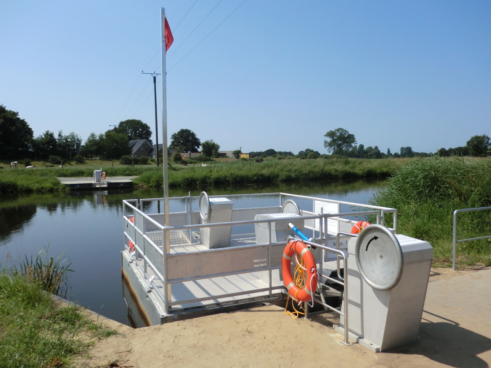 Grafschaft Bentheim: Kurbelfähren über Dinkel und Vechte