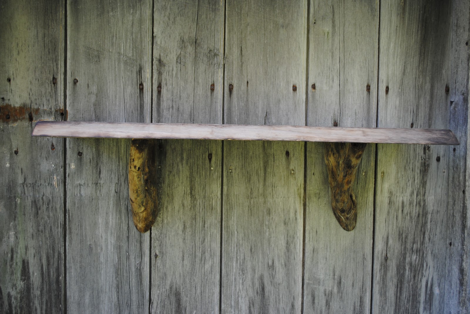 Earthly Wonders Rustic Wood Shelf For Sale