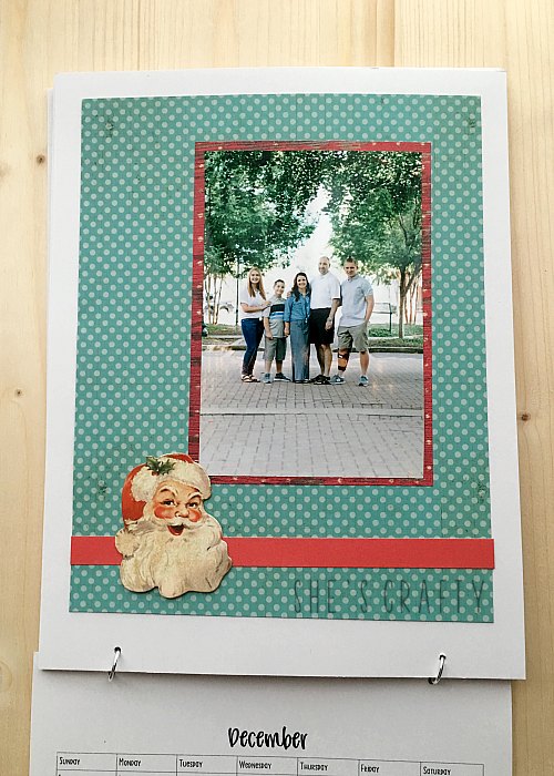 DIY Gift Idea - Personalized Photo Calendar with Free Printables
