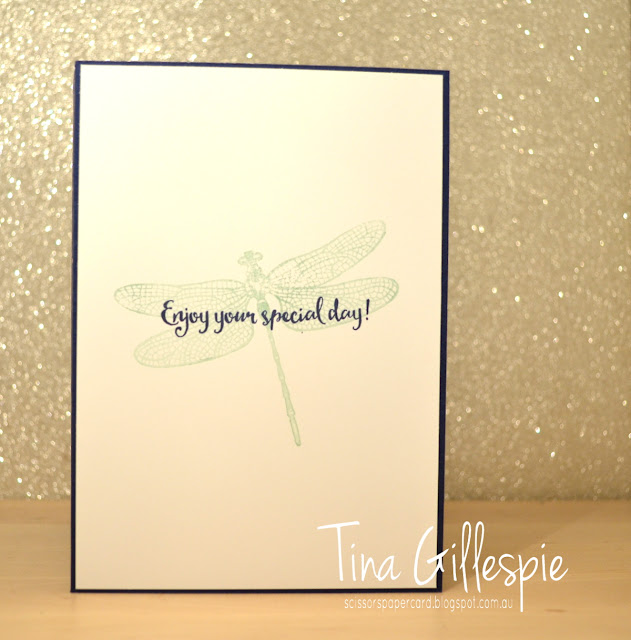 scissorspapercard, Stampin' Up!, Happy Birthday Gorgeous, Dragonfly Dreams, Detailed Dragonfly Thinlits, Flourish Thinlits, Subtle 3D DTIEF