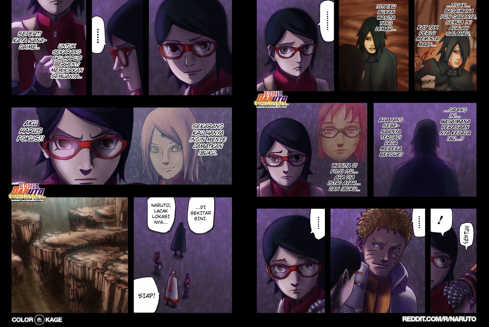 Komik Naruto Gaiden Full Color Ter-update: Komik Naruto Gaiden Chapter 