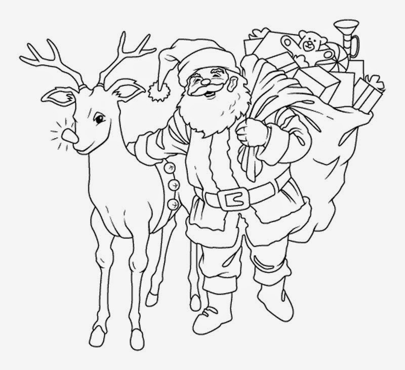 Coloring Pages: Santa Claus Coloring Pages Free and Printable