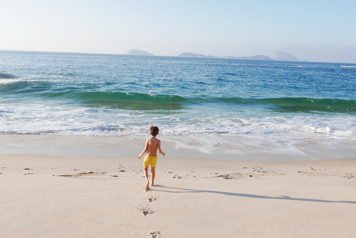 Brazil with kids - Ipanema beach Brazil with kids - Ipanema beach