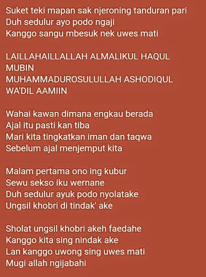 Lirik Lagu Man Ana Az Zahir