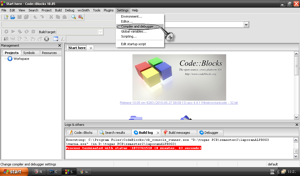 Cara Mengatasi CodeBlocks Yang Tidak Bisa Di Compile ~ Iam Elektronika