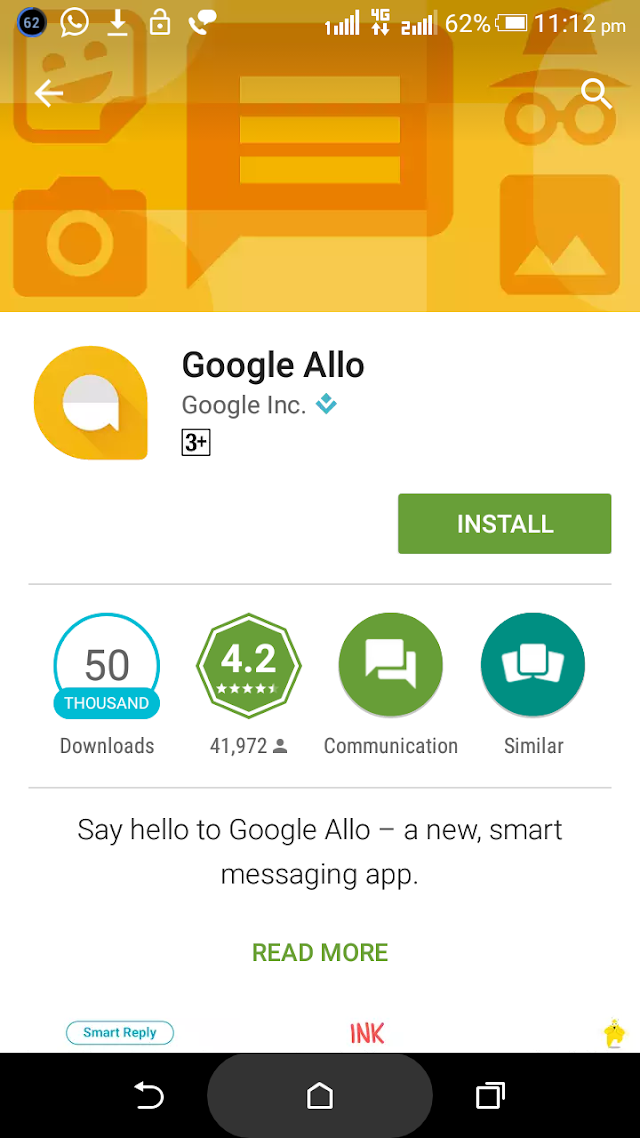 How to install Google Allo in Android Versions?