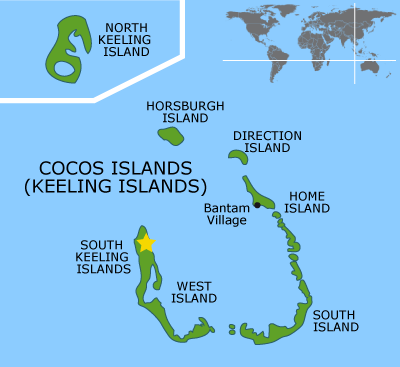 COCOS ISLANDS - GEOGRAPHICAL MAPS OF COCOS ISLANDS (AUSTRALIA) ~ Klima ...