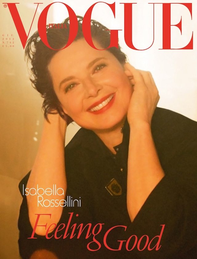 Vogue Italia June 2012: Isabella Rossellini by Steven Meisel